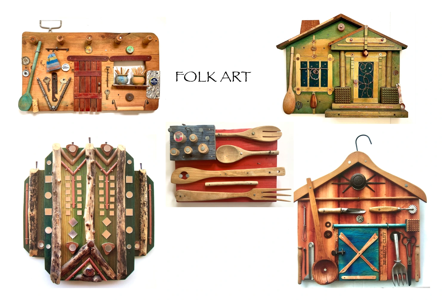 Folk art assemblages