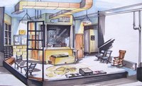ONE FLEW OVER THE CUCKOO'S NEST [set sketch]